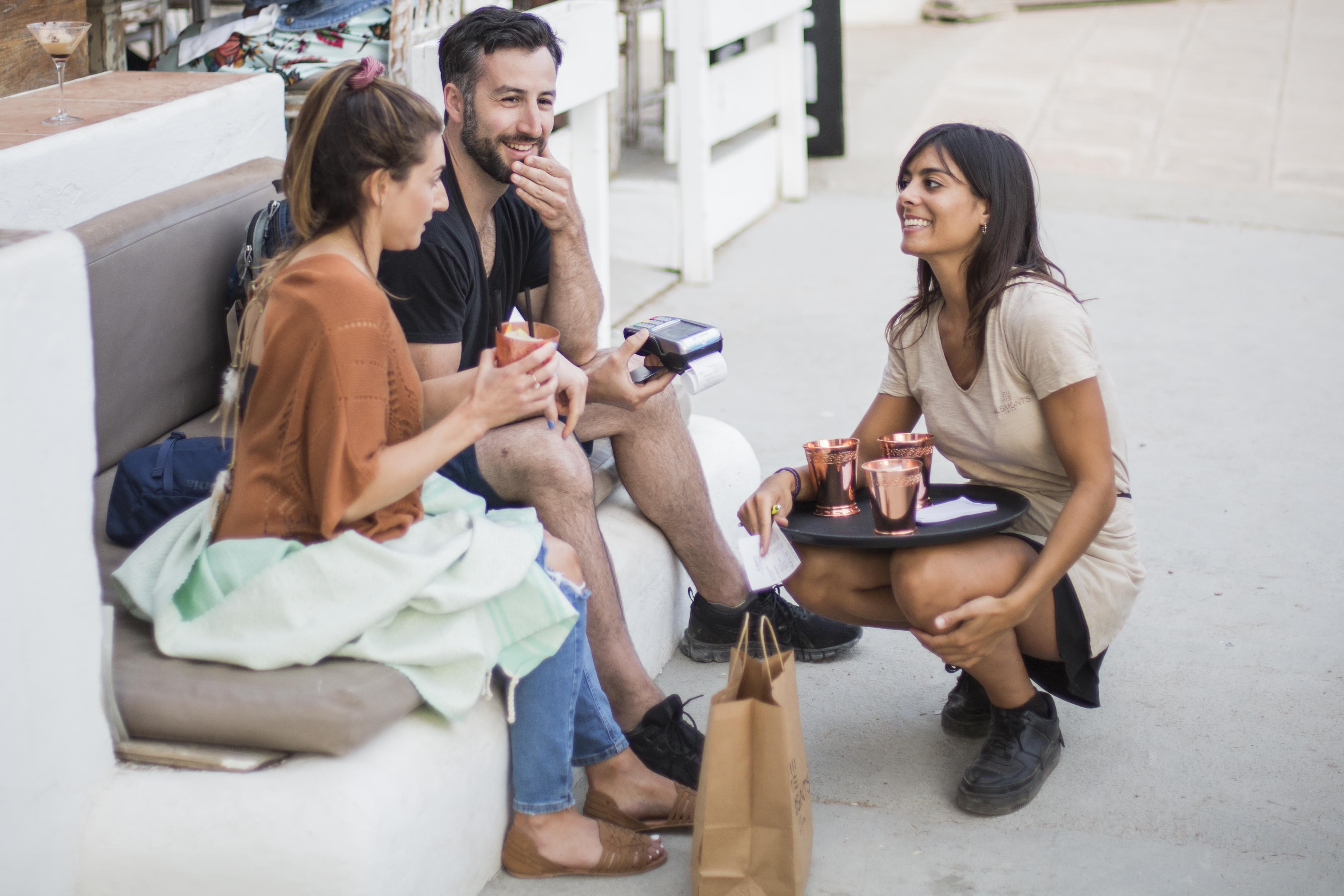 Booking and experience area at Elements Ibiza