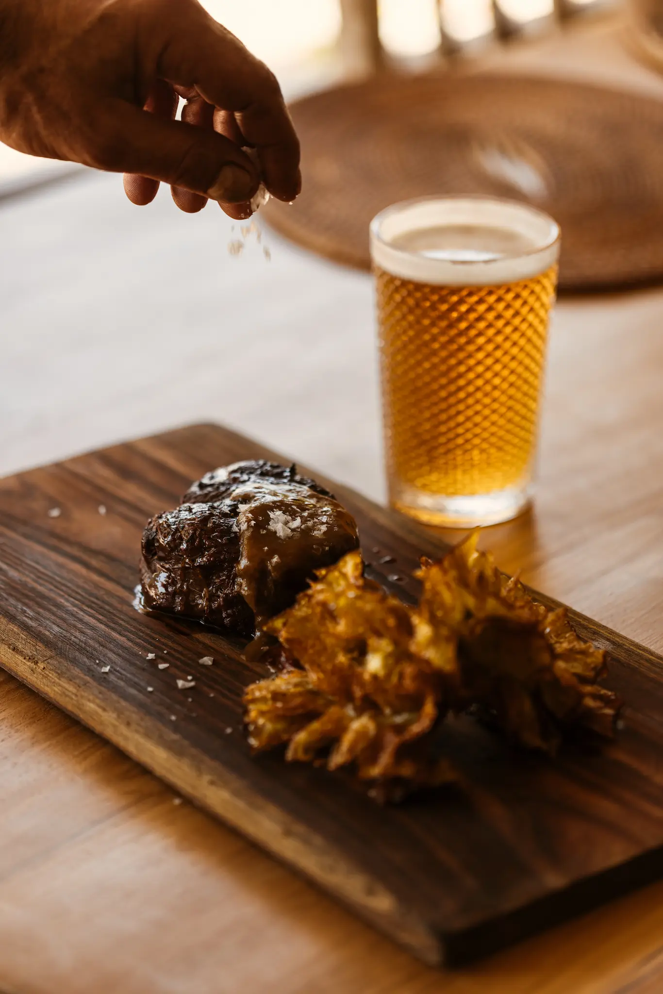 Plato del menú mediterráneo de Elements Ibiza